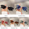 Miniatyrbillede 2 af 10: Cat Eye solbriller uden indfatning GRADIENT GREEN GRADIENT GREEN Gradient Green