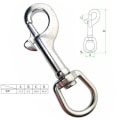 Miniatyrbillede 1 af 10: Øjebolt Snap Hook 3 3 3