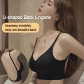 Miniatyrbild 6 av 10: U-formad ryggunderkläder Intimunderkläder SVART L Black L