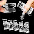 Pikkukuva 10 / 10: Quick Building Nail Forms tekokynsien kärjet 100 kpl 100 kpl 100Pcs