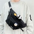 Miniatyrbild 10 av 10: Casual Chest Bag Sport Crossbody Bag SVART INGEN HÄNGE NR black no pendant-no pendant