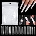 Miniatyrbilde 9 av 10: 120 stk/pose spiker dobbel form falske neglespisser 04-120 stk/pose 04-120PCS/BAG