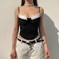 Pikkukuva 6 / 10: Naisten toppi olkaimeton Camisole RED M Red M