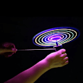 Pikkukuva 4 / 7: Pull String Flying Toy Potkuri Lelut Pyörivä lentävä lelu