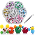Miniatyrbilde 5 av 10: 210 stk selvklebende Wiggly Googly Doll Eye Simulation Cartoon 03