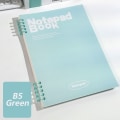Miniatyrbild 1 av 10: Ringpärm Notebook Loose Leaf Notebook GRÖN B5 Green B5