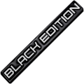 Miniatyrbild 5 av 5: 2 st Black Edition bilemblem 3D metall billogotyp märkesdekaler