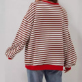 Miniatyrbillede 3 af 7: Dame oversize sweatshirt langærmet skjorte BLÅ M blue M