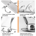 Pikkukuva 9 / 10: Makuuhuoneen säilytysteline ripustusteline SILVER 5 TRI HOOKS 5 TRI Silver 5 Tri Hooks-5 Tri Hooks