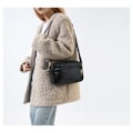 Miniatyrbillede 10 af 10: Skuldertaske Messenger Bag SORT SORT Black