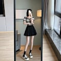 Miniatyrbillede 7 af 10: Ballet Cake Nederdel Dækket nederdel SORT M Black M