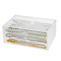 Miniatyrbillede 1 af 9: Halskæde Display Holder Halskæde Organizer Box 3 SKUFFE 18 3 Drawer 18 Girds