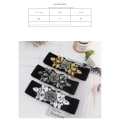 Miniatyrbillede 2 af 9: Rhinestone elastisk linning Bælte SORT Black