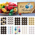 240 stk Ramadan EID Mubarak Dekorasjoner Papir Klistremerker