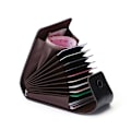 Miniatyrbillede 8 af 8: Herre Mini Card Pung Kortholder Taske SORT VERTICAL VERTICAL black Vertical-Vertical