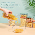 Miniatyrbillede 9 af 10: Forseglet Krukke Risnødder Opbevaringskrukke ORANGE 300ML Orange 300ml