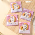 Miniatyrbillede 1 af 8: 100 stk Cookies Emballagepose Selvklæbende poser 4 4 4