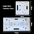 Miniatyrbild 2 av 10: 86 Typ Switch Socket Box Extern Monteringsbox 2 GANG 2 GANG 2 Gang