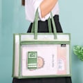Miniatyrbillede 3 af 9: Tote Skoletaske Tutorial Taske SORT Black