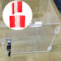 Miniatyrbillede 8 af 8: Akryl Hængsel Plast Hængsler 10 STK 10 STK 10PCS