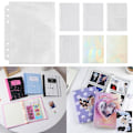 Miniatyrbillede 8 af 10: 10 STK Løsblade Album Fotokort Album Binder TRANSPARENT 4 transparent 4 grids-1-4 grids-1