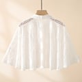 Miniatyrbilde 7 av 10: Rose Jacquard Polyester Sjal Solbeskyttelse Skjerf APRIKOS Apricot