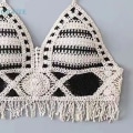 Miniatyrbilde 7 av 9: Broderi Strikket Topp Tank Top KAFFE coffee