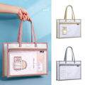 Miniatyrbillede 4 af 9: Tote Skoletaske Tutorial Taske HVID White
