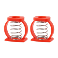 Miniatyrbillede 8 af 10: Cykelfjederhængselklemme SORT 2STK 2STK Black 2pcs-2pcs
