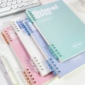 Miniatyrbild 5 av 10: Ringpärm Notebook Loose Leaf Notebook BLÅ A5 Blue A5