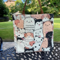 Miniatyrbild 7 av 7: Damhandväska Canvas Tote Bag 04 04 04