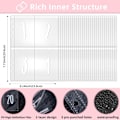 Pikkukuva 8 / 10: 100 Days Savings Challenge Savings Money Binder SILVER Silver