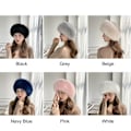 Miniatyrbillede 3 af 10: Fuskepelshat Russisk Hat SORT Black
