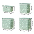 Miniatyrbillede 2 af 10: Sammenfoldelige Opbevaringskurve Quilt Opbevaringspose 100L-48X44X48 100L-48x44x48