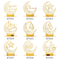 Miniatyrbillede 5 af 10: Eid Mubarak Decor Ramadan Ornament GULD BT009 BT009 gold BT009-BT009
