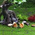 Miniatyrbillede 4 af 10: Egernstatue Simulering Egern B B B