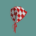 Pikkukuva 1 / 9: Kolmiopääpantapäähuivihattu PUNAINEN D D RED D-D