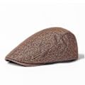 Miniatyrbild 9 av 10: Basker Flat Cap för män KAFFE Coffee