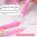 Miniatyrbilde 2 av 10: 4 STK/Eske Erasable Pen Gel Pen 02-SORT BLEKK 02-SORT BLEKK 02-Black Ink