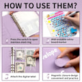 Miniatyrbild 10 av 10: 100 Days Savings Challenge 100 Envelope Challenge Pärm LILA Purple