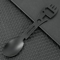 Miniatyrbild 9 av 10: Utomhus Spork Gaffel Sked Flaskburköppnare Camping Survival