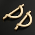 Pikkukuva 3 / 7: Kaapin kahva Vetolaatikko GOLD 2KPL 2KPL gold 2pcs-2pcs