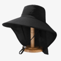 Miniatyrbild 1 av 10: Dam Solhatt Sjal Visirkeps CAP Black