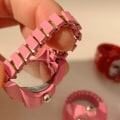 Miniatyrbilde 8 av 10: Klokke Ring Kt Cat Ring LILLA purple