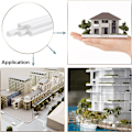 Miniatyrbild 2 av 6: 5 Styck Plastmodell Rör ABS Runt Rör 8MM 8MM 8mm