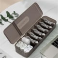 Miniatyrbilde 7 av 10: Kabeloppbevaringsboks Laderledning Organizer TRANSPARENT GRØNN Transparent Green
