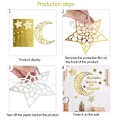 Miniatyrbillede 2 af 6: Ramadan Kareem Mirror Wall Stickers Moon Star DIY Eid Mubarak Silver