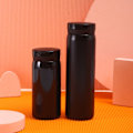 Miniatyrbillede 1 af 9: Vandflaske i rustfrit stål Slank isoleret termisk vand black 280ml-280ml