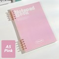 Miniatyrbillede 1 af 10: Ringbind Notesbog Løsbladsnotesbog PINK A5 Pink A5
