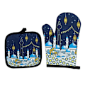Miniatyrbillede 6 af 10: Bage anti-hot handsker Eid Mubarak ovnhandsker STYLE E STYLE E